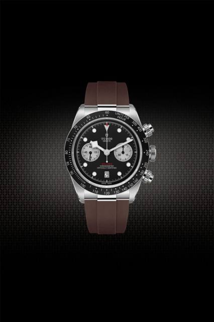 Rubber Strap For Tudor Black Bay Chrono Inlude endlink