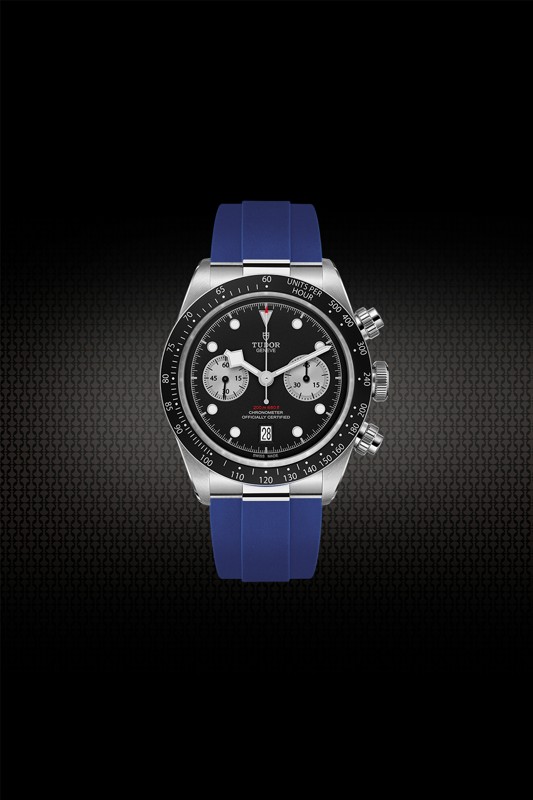 Tudor black bay discount chrono rubber strap