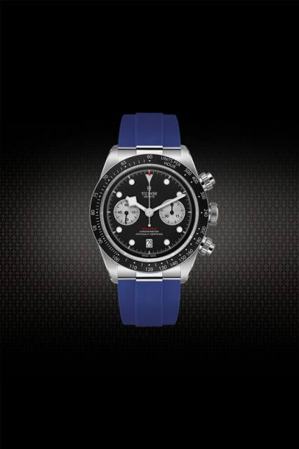 Rubber Strap For Tudor Black Bay Chrono Inlude endlink