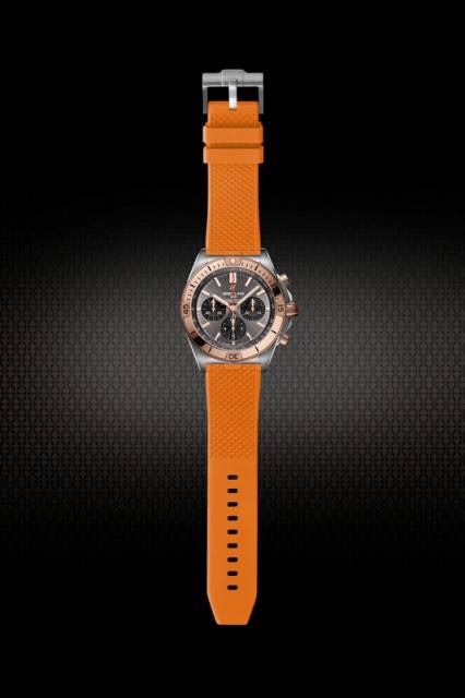 Rubber Strap For Breitling Chronomat B01 42