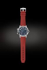 Rubber Strap For Patek Philippe Calatrava Pilot Travel Time 42mm 5524