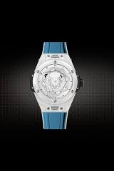 Rubber Strap For Hublot BigBang SANG BLEU I 45MM
