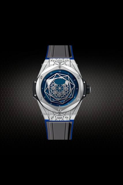 Rubber Strap For Hublot BigBang SANG BLEU I 45MM