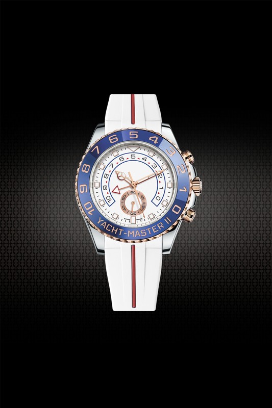 Rolex yacht master 2 rubber strap hot sale