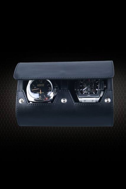 Double sided wooden grain Microfiber leather watch box