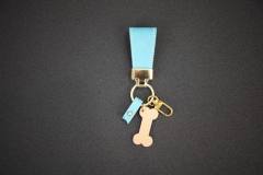 VAGENARI Genuine leather sheepskin keychain