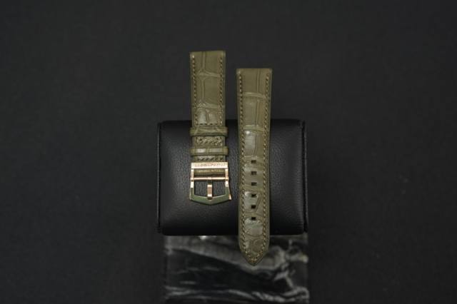 Alligator strap for Patek Phillipe 5524 Hand made