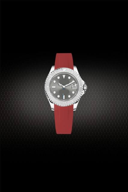 (Curve End)The Rubber strap for Rolex Yacht-Master 37mm 268622