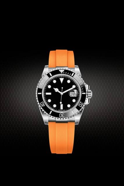 Rubber strap for Submariner 126610 126613 124060 with endlink