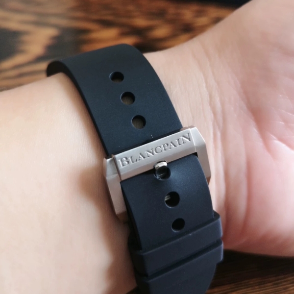 Blancpain clearance rubber strap