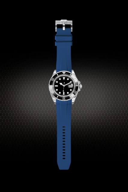 Rubber Strap For Rolex Sea-Dweller Ceramic 43mm 126600 126603