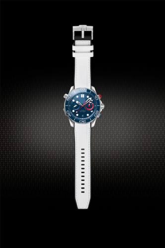 Rubber strap for Omega Seamaster 300m Chronograph 44mm