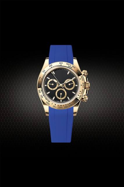 Rubber strap for Rolex Daytona 126508