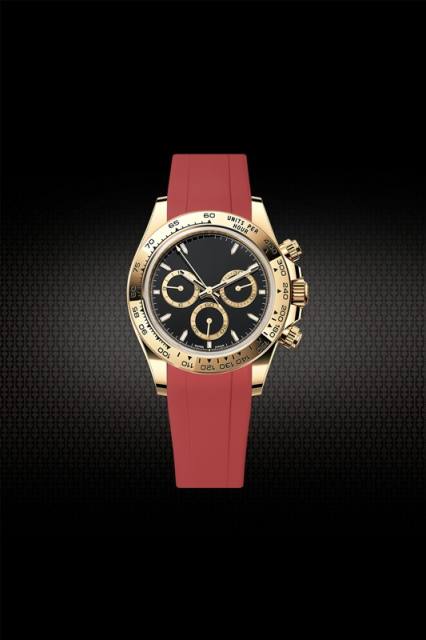 Rubber strap for Rolex Daytona 126508