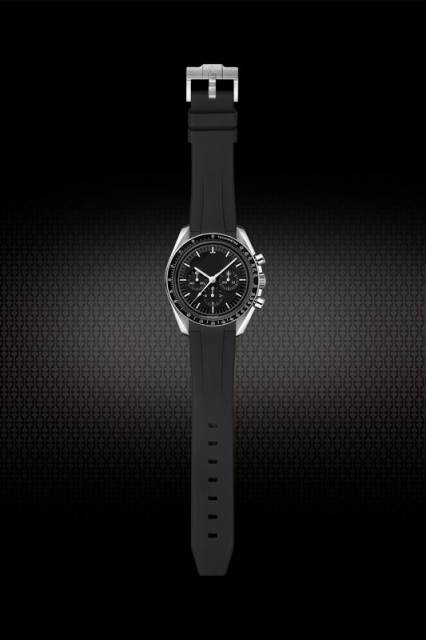 Rubber Strap For Speedmaster Moonwatch Chronograph 42 mm