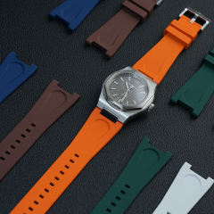 Rubber strap for Girard-Perregaux Laureato Chronograph 42mm