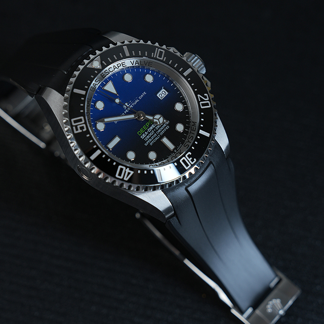 Rubber Strap For Rolex DeepSea 126660
