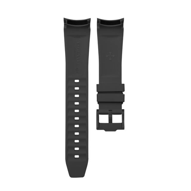 Rubber strap for Omega Seamaster 300 Black Ceramic 43.5mm