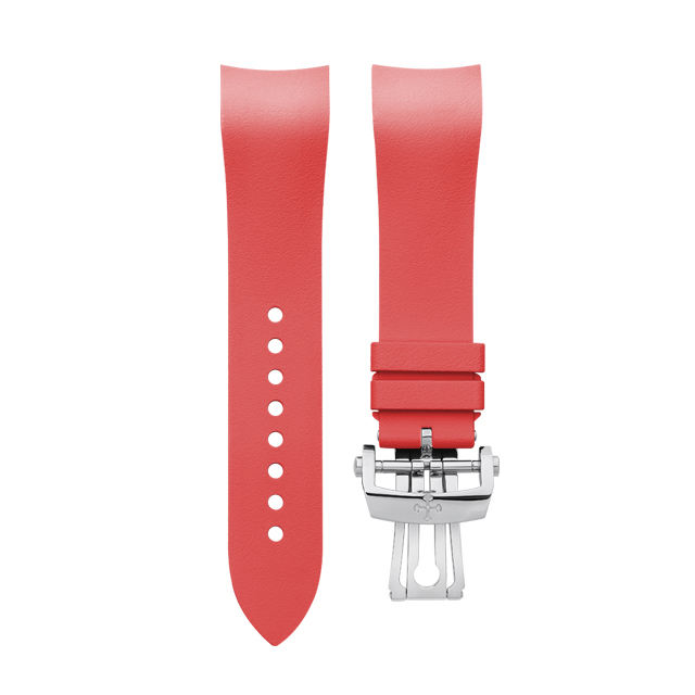 (Curved End) Rubber Strap For Fifty Fathoms Ceramic ref.5015 5085 45mm