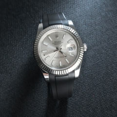 Rubber strap for Rolex Datejust 41mm 116334.116300.116333.116331
