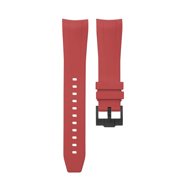 Rubber strap for Omega Seamaster 300 Black Ceramic 43.5mm