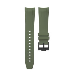 Rubber strap for Omega Seamaster 300 Black Ceramic 43.5mm
