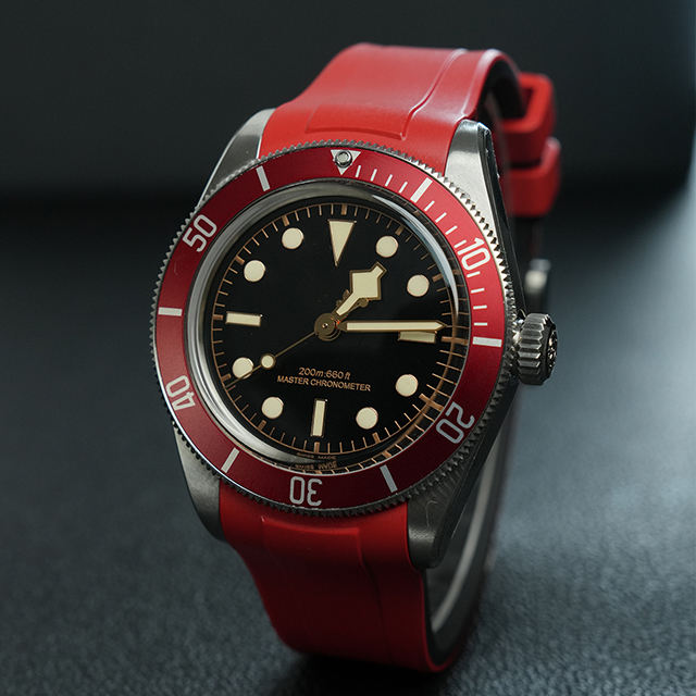 Rubber strap for Tudor New Black Bay 41mm M7941A1A0RU