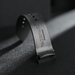 (Curved End) Rubber Strap For Fifty Fathoms Ceramic ref.5015 5085 45mm