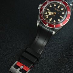 Rubber strap for Tudor New Black Bay 41mm M7941A1A0RU