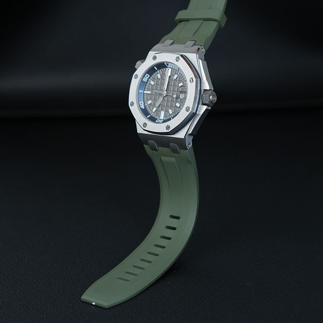 Rubber strap for Royal Oak Offshore 15720【Not include Quick release components】