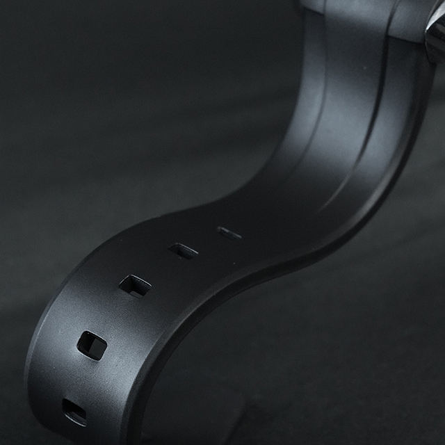 Rubber Strap For Omega SpeedmasterXSwatch Tang Buckle