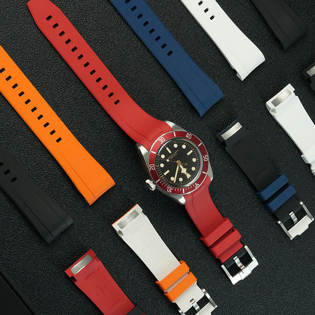 Rubber strap for Tudor New Black Bay 41mm M7941A1A0RU