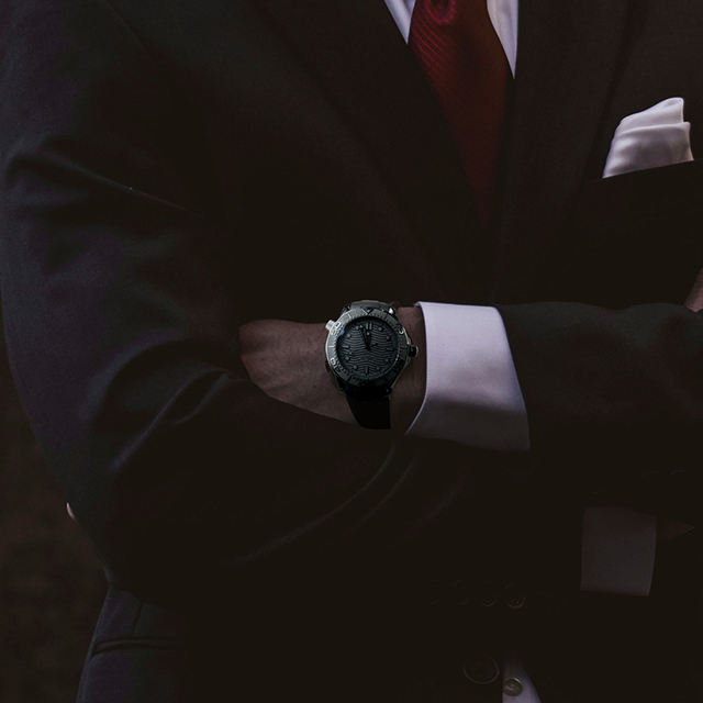 Rubber strap for Omega Seamaster 300 Black Ceramic 43.5mm