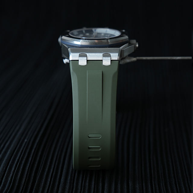 Rubber strap for Royal Oak Offshore 15720【Include Quick release components】