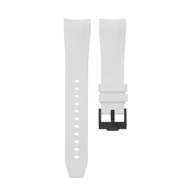 Rubber strap for Omega Seamaster 300 Black Ceramic 43.5mm