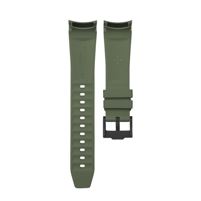 Rubber strap for Omega Seamaster 300 Black Ceramic 43.5mm