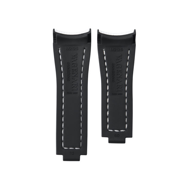 Grid Pattern Rubber Strap For Rolex Submariner 41mm 126610.126613.124060