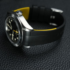 Rubber strap for Tudor Black Bay Pro M79470 39mm Tang Buckle