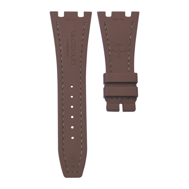 【100% Rubber strap】The Simulated Alligator Lines Rubber Strap For AP Royal Oak 41mm Steel Bracelt Models