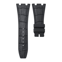 【100% Rubber strap】The Simulated Alligator Lines Rubber Strap For AP Royal Oak 41mm Automatic