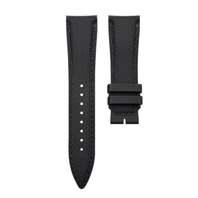 (Reticular pattern) Rubber strap for jaeger lecoultre Master Ultra Thin 39mm