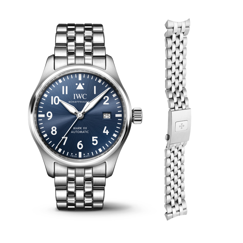 IWC純正 マーク 20 EASX-CHANGE ステンレスベルト(MARK20 IWC Mark XX Easx-Change Bracelet Strap