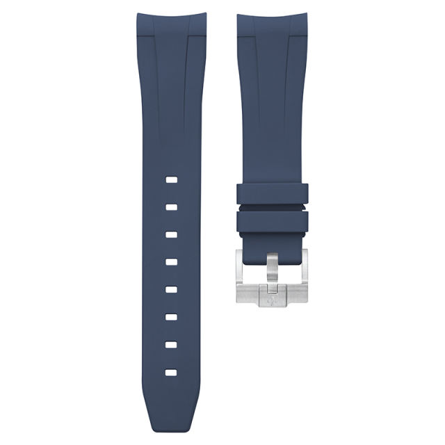 Rubber Strap For Rolex Submariner 41mm 126610.126613.124060 Tang Buckle