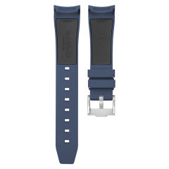 Rubber Strap For Rolex Submariner 41mm 126610.126613.124060 Tang Buckle