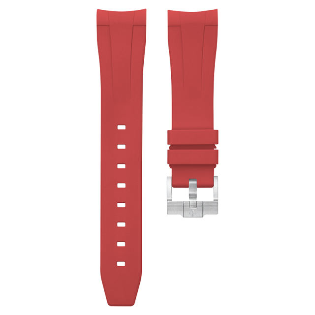 Rubber Strap For Rolex Submariner 41mm 126610.126613.124060 Tang Buckle