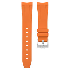 Rubber Strap For Rolex Submariner 41mm 126610.126613.124060 Tang Buckle