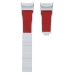 Rubber Strap For Rolex Datejust Oyster flat three-piece links 41mm 126334.126300.126333