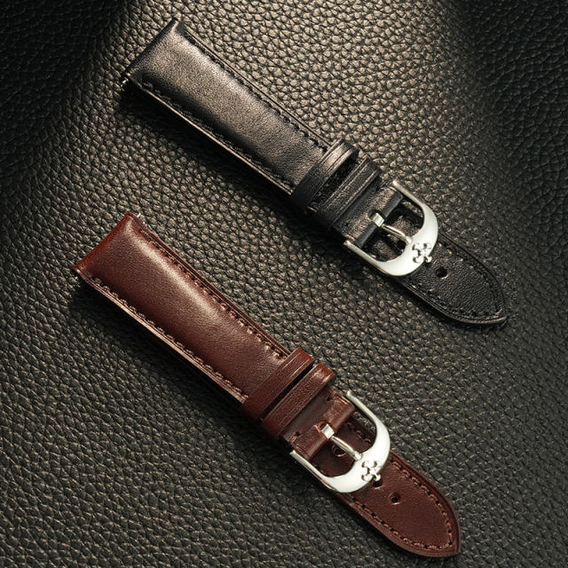Vagenari Leather Strap For All watches with lugs width 18mm - 23mm (Machine stitching)