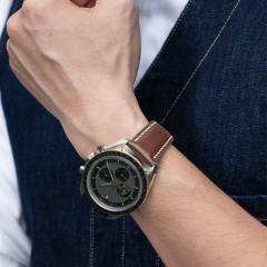 Vagenari Leather Strap For All watches with lugs width 20mm - 23mm （Handmade stitching）