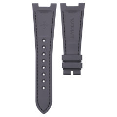 【100% Rubber Strap】Imitated Alligator Lines Rubber Strap For Patek Philippe 5712 RG. WG